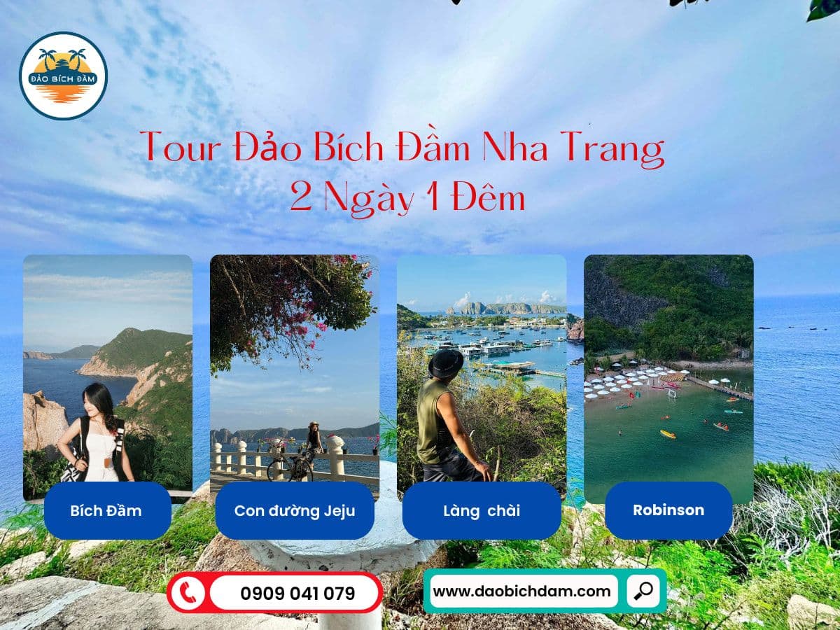 Tour Đảo Bích Đầm Nha Trang 2 Ngày 1 Đêm