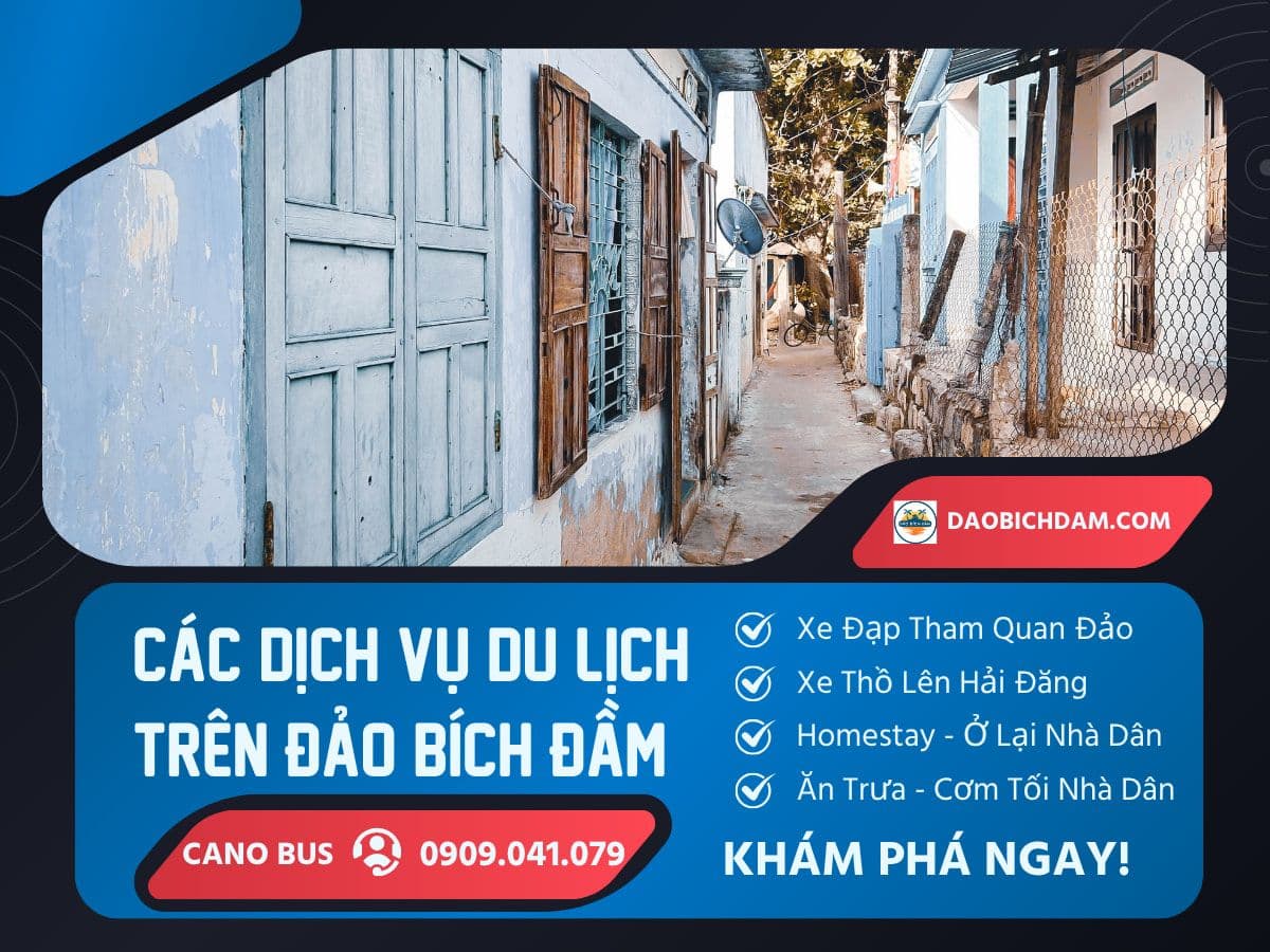 dịch vụ trên đảo bích đầm nha trang